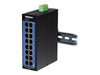 TRENDnet 16-Port Gigabit Switch – Für DIN-Schiene, Netzwerkverwaltung