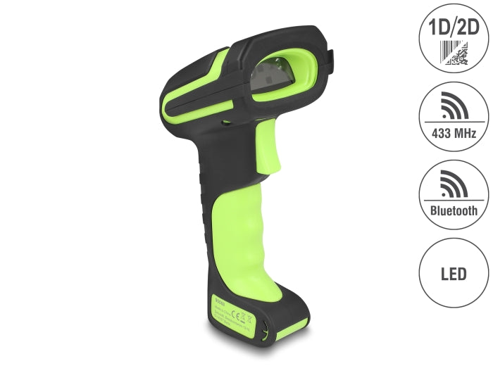 DELOCK Barcode Scanner – 1D/2D Codes, Bluetooth