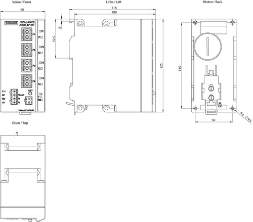 Siemens Industrial Ethernet Switch – Zuverlässige Netzwerkverbindung