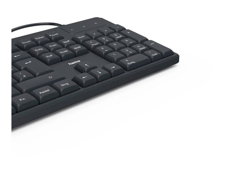 HAMA CK-200 Tastatur – Volle Größe, USB-Anschluss