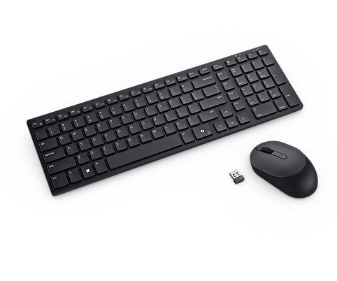 DELL Tastatur und Maus Set – Leise Tasten, kabellos