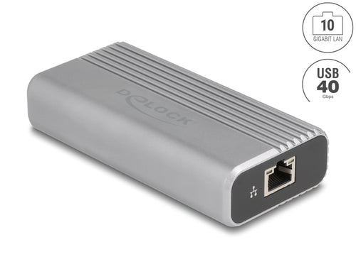 Delock USB-C Netzwerkadapter – Schnelles 10GbE, USB4/Thunderbolt 4