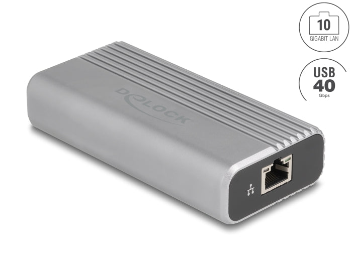 Delock USB-C Netzwerkadapter – Schnelles 10GbE, USB4/Thunderbolt 4