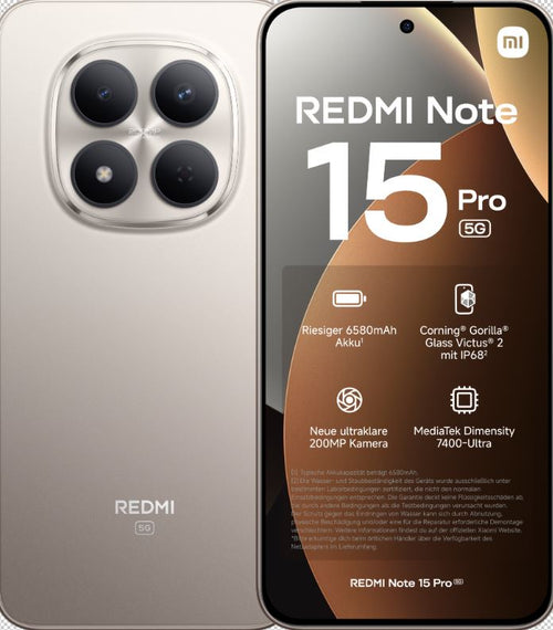 Xiaomi Redmi Note 15 Pro – 5G, 200 MP Kamera