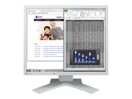 Eizo 19" LED-Monitor – Entspiegeltes Display, integrierte Lautsprecher