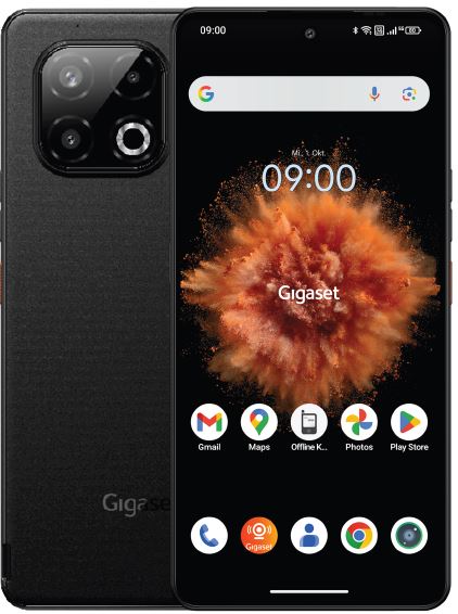 Gigaset GS6 Pro Smartphone – 5G, Dual-SIM, OLED-Display