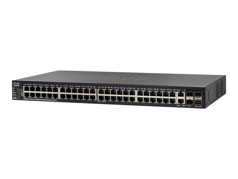 Cisco 48-Port Gigabit Switch – Stromversorgung über PoE, stapelbar