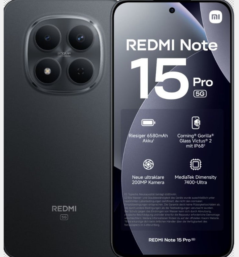 Xiaomi Redmi Note 15 Pro – 5G Smartphone mit großem OLED-Display