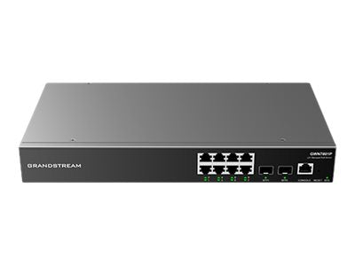 Grandstream Netzwerk-Switch – 8 Anschlüsse, PoE+ für einfache Stromversorgung