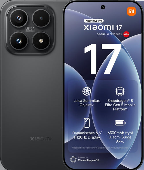 Xiaomi 17 5G Smartphone – Dual-SIM, 12 GB RAM, 512 GB Speicher