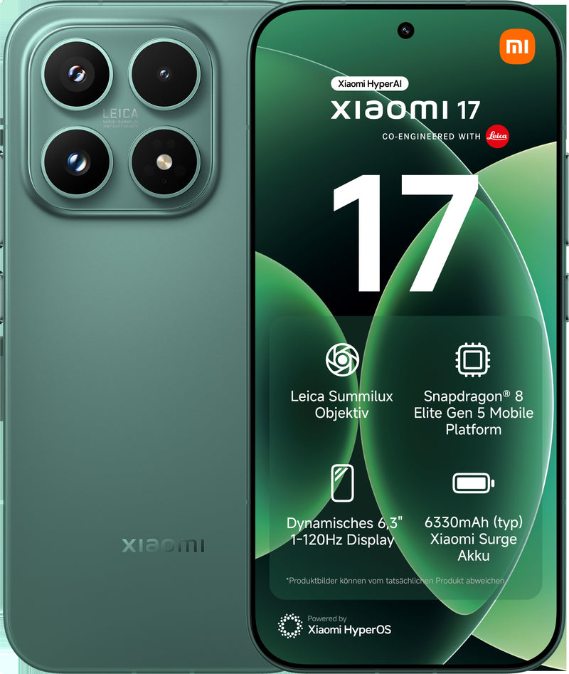 Xiaomi 17 5G Smartphone – 12 GB RAM, 512 GB Speicher