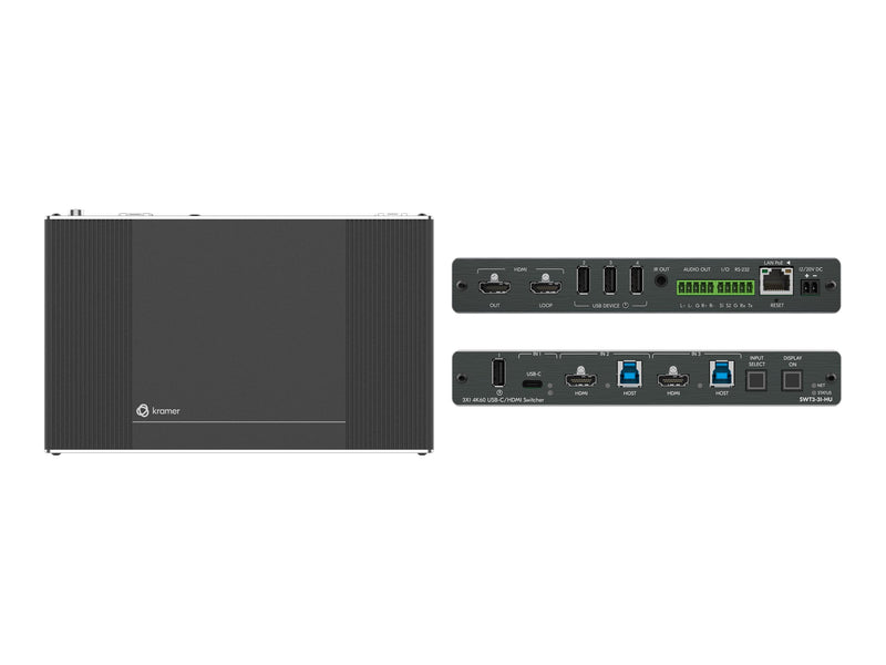 Kramer Video-/Audio-Schalter – 4K, USB-C, HDMI