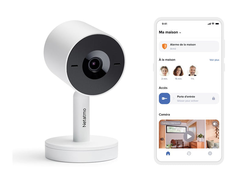 Netatmo Überwachungskamera – Innen, 2K-Video, Zweiwege-Audio