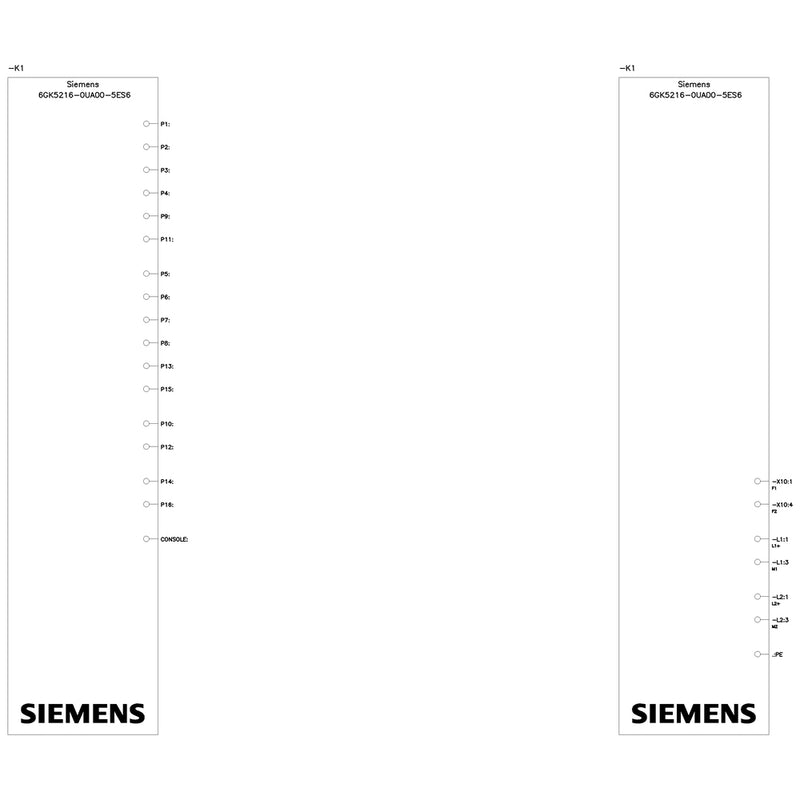 Siemens Netzwerk-Switch – 16 Ports, PoE-Unterstützung