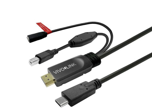 VivoLink USB-Kabelsatz – 4K-Support, 7.5 m Länge