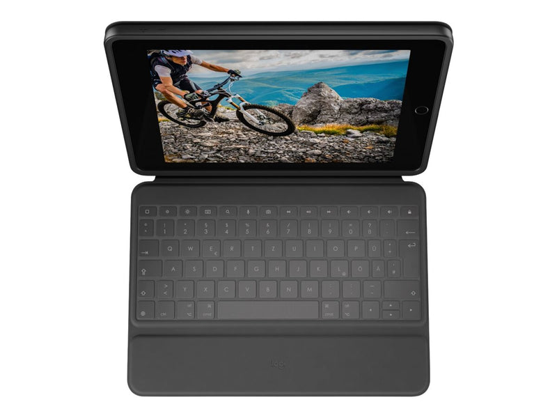 Logitech Rugged Folio – Robuste Tastaturhülle für iPad 10.2"