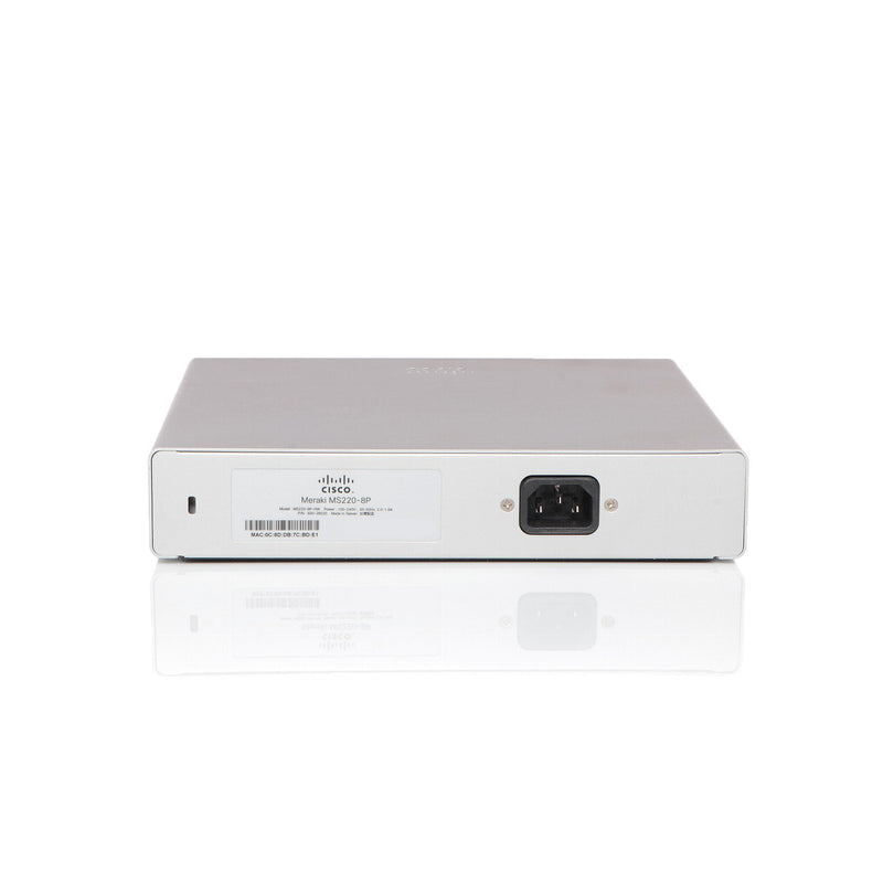 Cisco Meraki 8-Port Switch – Cloud-Management, PoE+ Unterstützung