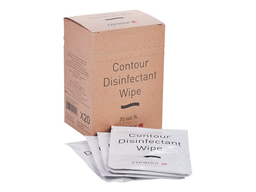 CONTOUR Desinfektionstücher – Antibakteriell, parfümfrei