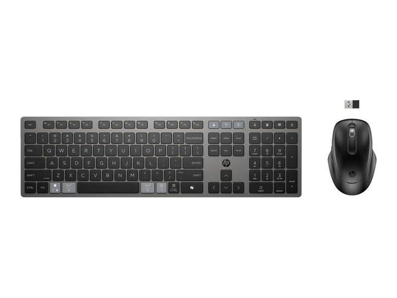 HP Kabellose Tastatur und Maus – Wiederaufladbar, für Büro geeignet