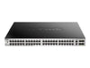 D-Link Netzwerk-Switch – 54 Anschlüsse, Gigabit-Geschwindigkeit