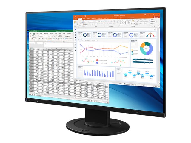 EIZO FlexScan 24" Monitor – IPS-Display, integrierte Lautsprecher
