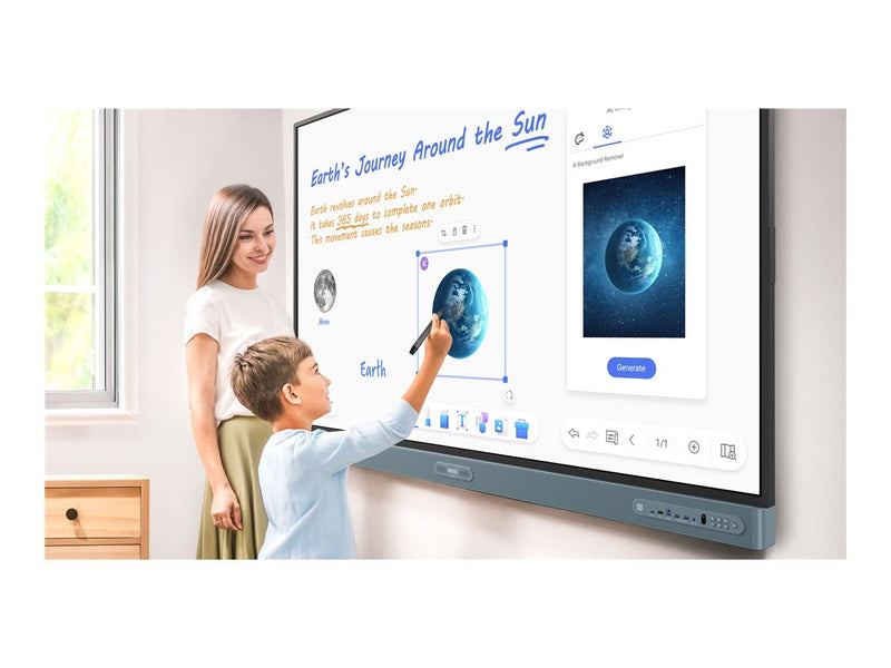 BenQ 75" Interaktiver Bildschirm – Touchscreen, 4K-Auflösung