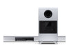 Sharp Soundbar mit kabellosem Subwoofer – Heimkino-Sound in Silber