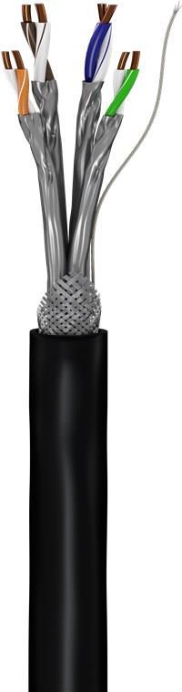Wentronic Netzwerkkabel Outdoor – 100 m, Cat7 für schnelles Internet
