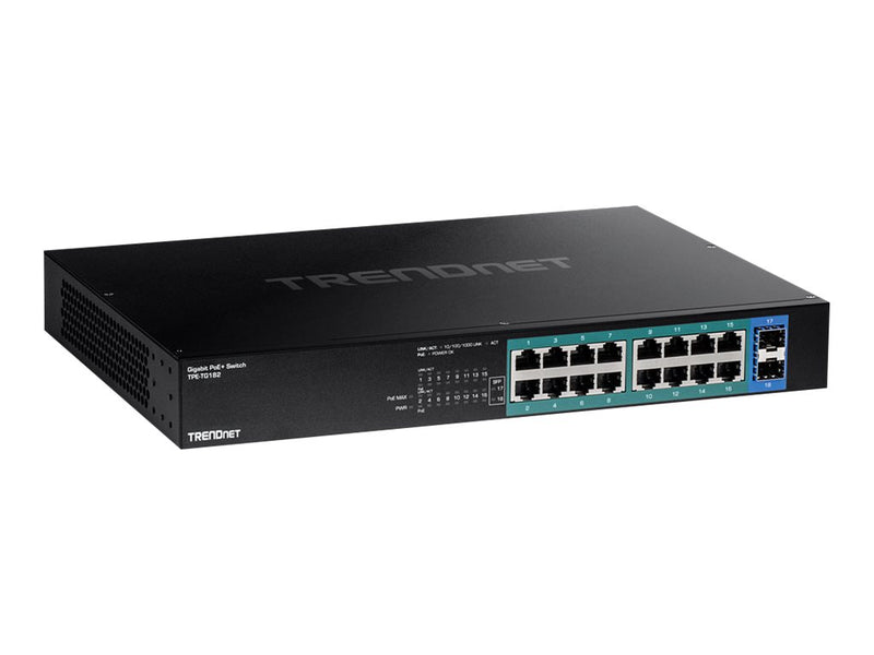TRENDnet 18-Port Gigabit Switch – PoE+ für einfache Netzwerkverbindungen