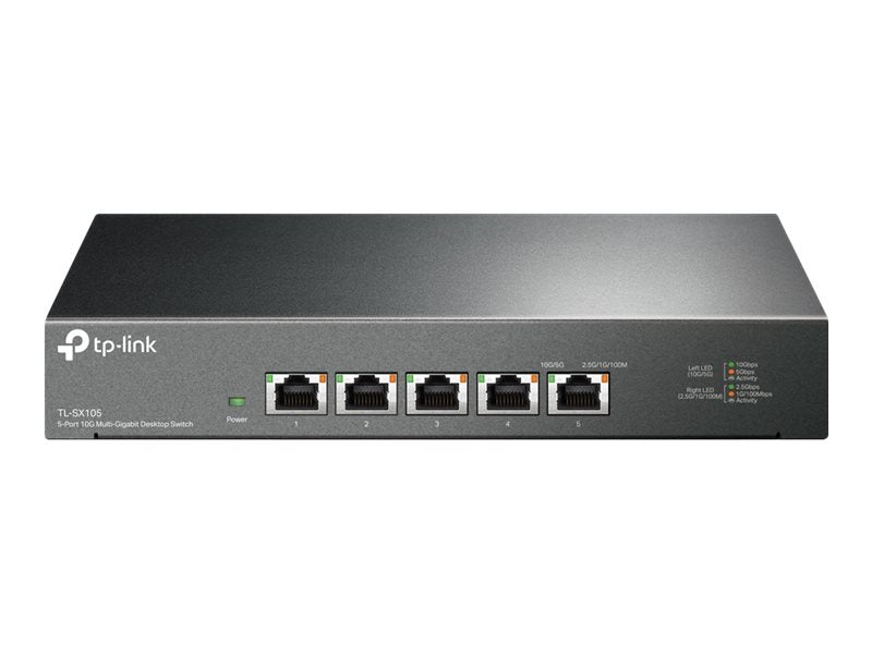 TP-Link Netzwerk-Switch – 5 Anschlüsse, bis zu 10 Gbps