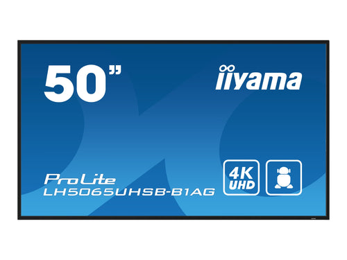 Iiyama 50" 4K Display – Android, LED für Digital Signage