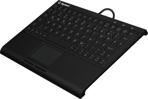 KEYSONIC Mini-Tastatur – Mit Hintergrundbeleuchtung und Touchpad