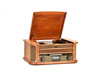 Ultramedia Stereoanlage – Musik von Vinyl, CD, Kassette & Bluetooth