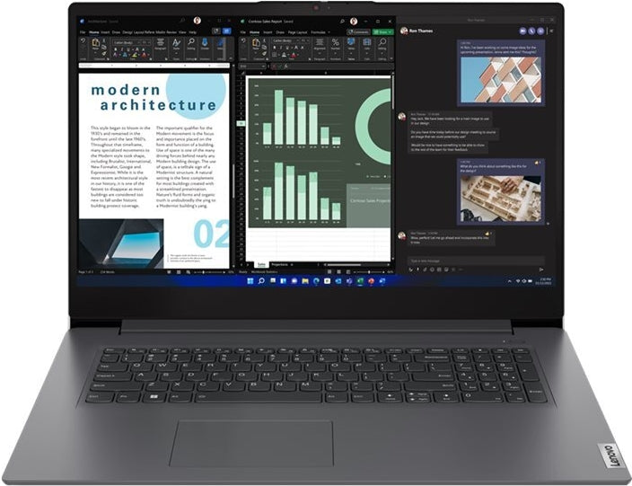 Lenovo 17" Laptop – Intel i5, 512 GB SSD, 8 GB RAM