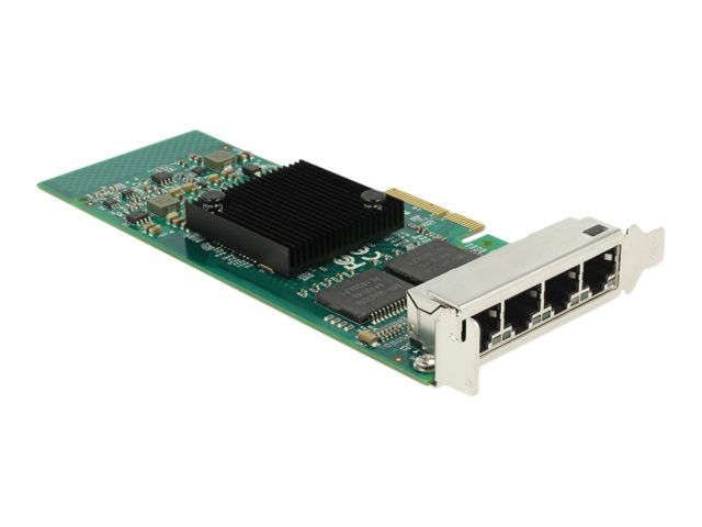 Delock Netzwerkadapter – 4x Gigabit LAN, PCIe für schnelle Verbindungen