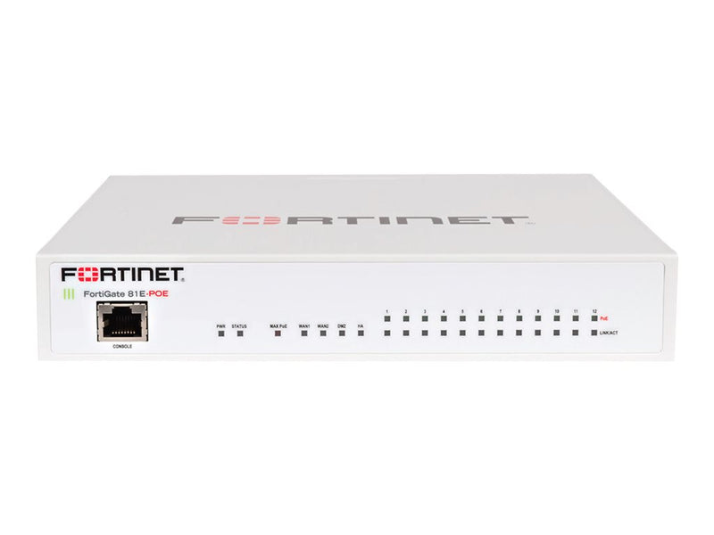 Fortinet Sicherheitsgerät – 12 Anschlüsse, ideal für KMU