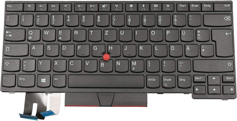 Lenovo Ersatztastatur – QWERTZ, mit Trackpoint und UltraNav