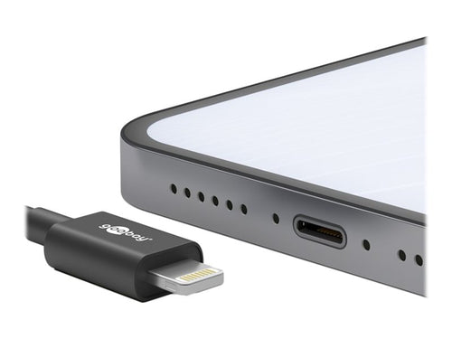 Goobay USB-C zu Lightning Kabel – 1 m, Laden & Synchronisieren