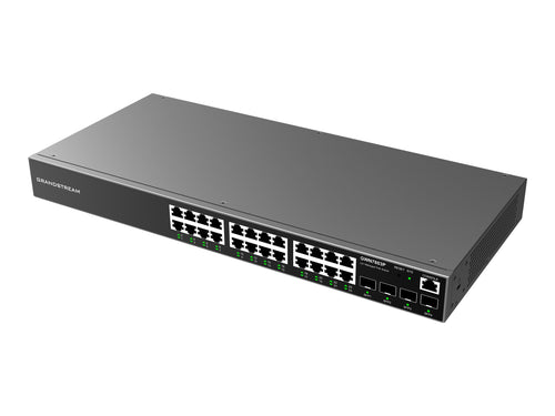 Grandstream Netzwerk-Switch – 24 Ports, 4 SFP für schnelles Internet