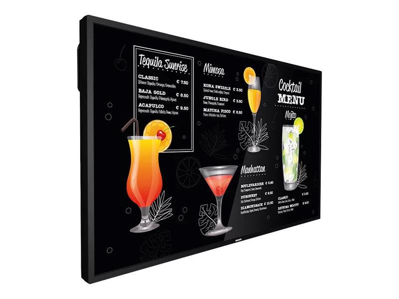 Philips 50" Digital-Signage-Display – UHD, für 24/7 Betrieb