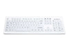 CONTOUR Kabellose Tastatur – Wasserdicht, Deutsches Layout