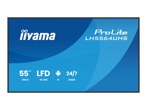 Iiyama 55" 4K Display – Integrierter Mediaplayer, Android OS