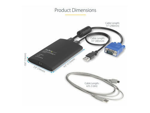 Startech USB KVM Konsole – Mobiler Adapter für Laptop-Verbindungen