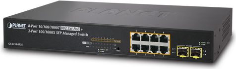 PLANET 8-Port Managed Switch – PoE+ für effiziente Netzwerke