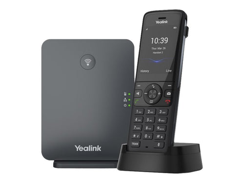 Yealink Schnurloses VoIP-Telefon – Bluetooth, 10 Mobilteile