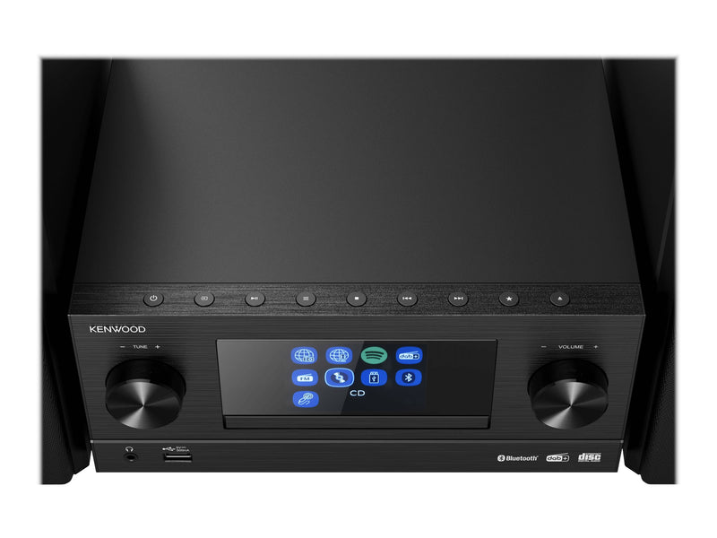 Kenwood Microsystem – DAB-Radio & Bluetooth für vielseitige Musikquellen