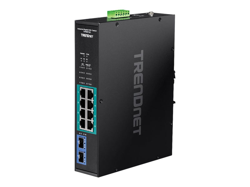 Trendnet 10-Port Netzwerk-Switch – PoE+, robustes Design