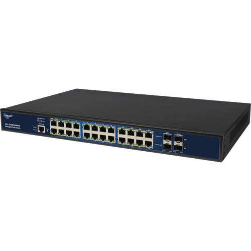 ALLNET Smart Managed Switch – 24 Ports, PoE+ Unterstützung