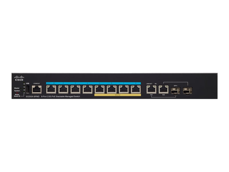 Cisco Netzwerk-Switch – 8 Ports, Rack-montierbar, PoE+
