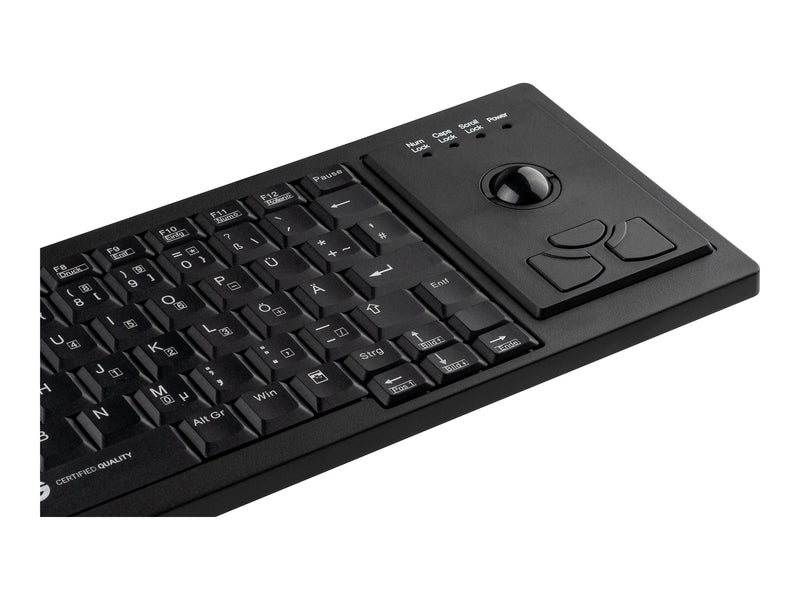 GETT Cleantype Xtra Roll Tastatur – Kompakt mit Trackball